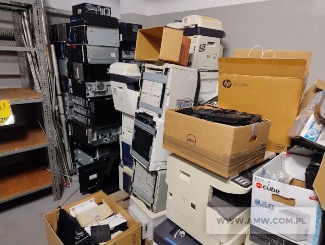 Zużyte urządzenia elektryczne i elektroniczne inne niż wymienione w 16 02 09 do 16 02 13 (w tym komputery bez nośników pamięci) (kod odpadu 16 02 14) 